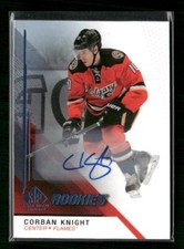 2014 SP Game Used #150 Corban Knight Autographs Blue Auto RC