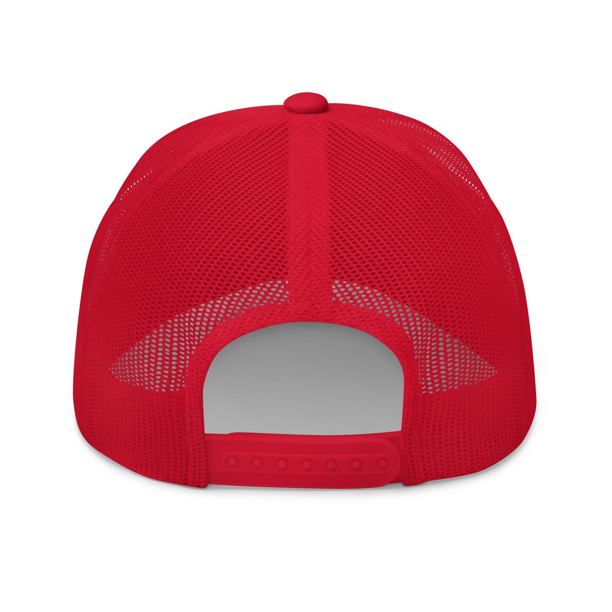 Ashen Fane 6-Panel Low Profile Snapback Hat - Red/White/Royal, Contrast Mesh Back, Adjustable - View #2