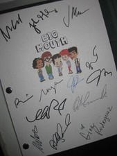 Big Mouth Signed Script X13 Nick Kroll John Mulaney Jason Mantzoukas Rudolph RPT
