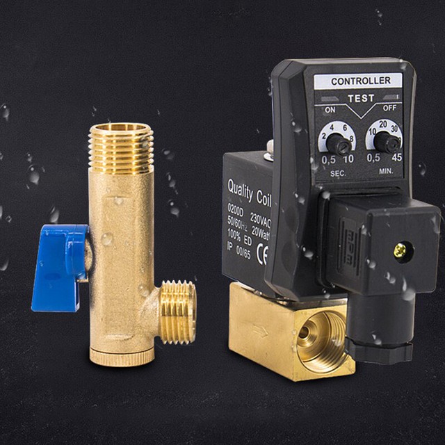 Splittype Automatic Electronic Timed Air Compressed Gas Tank Drain