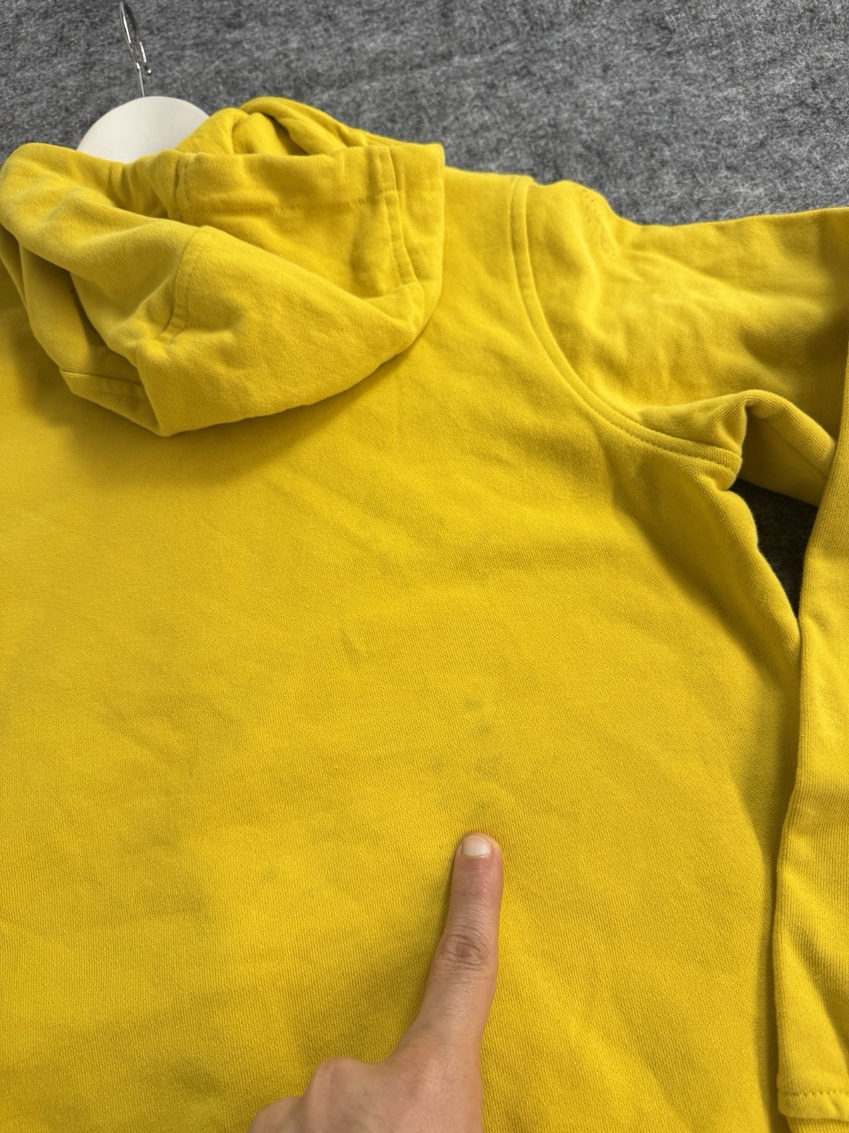 Helly Hansen Hoodie Mens Medium Sweatshirt Pullover Unisex Mustard N162 image 5