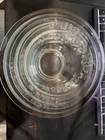 3 Pyrex Colonial Mist Nesting Mixing Bowls #322 #323 #326 Clear