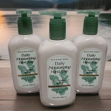 3 Pcs Set Bath  Body Works Cucumber  Lily Daily Moisturizing Hand Soap 9 Oz