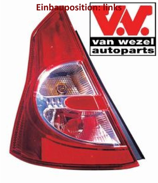 VAN Wezel 1506931 Heckleuchte Links RüCklicht Hecklicht RüCkleuchte FüR Dacia-image