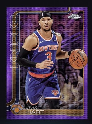 2025-26 Topps NBA Chrome Purple Pulsar Base - JOSH HART (TOPPS NBA DigitaICard