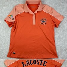Lacoste Sport 2025 Miami Open Women  s Ball Girl Orange Upf Tennis DF7772 Polo 44
