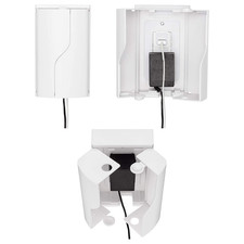 Twin Door Baby Safety Outlet Cover Box for Babyproofing Outlets - More Interior