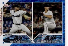 2023 Topps Update #US153 Jeff Lindgren Bryan Hoeing Blue Foil #/999