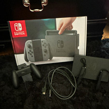 Nintendo Switch Charging Dock Set Black w/ HDMI Cable Joy-Con Grip Wired