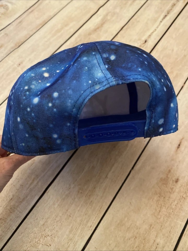 YEET Adjustable Baseball Cap Space Theme EUC - image 3
