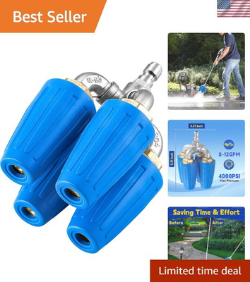 #ad #ad Karcher 4 in 1 Turbo Nozzle Pressure Washer Turbo Nozzle 4000 PSI Quick Connect $136.77