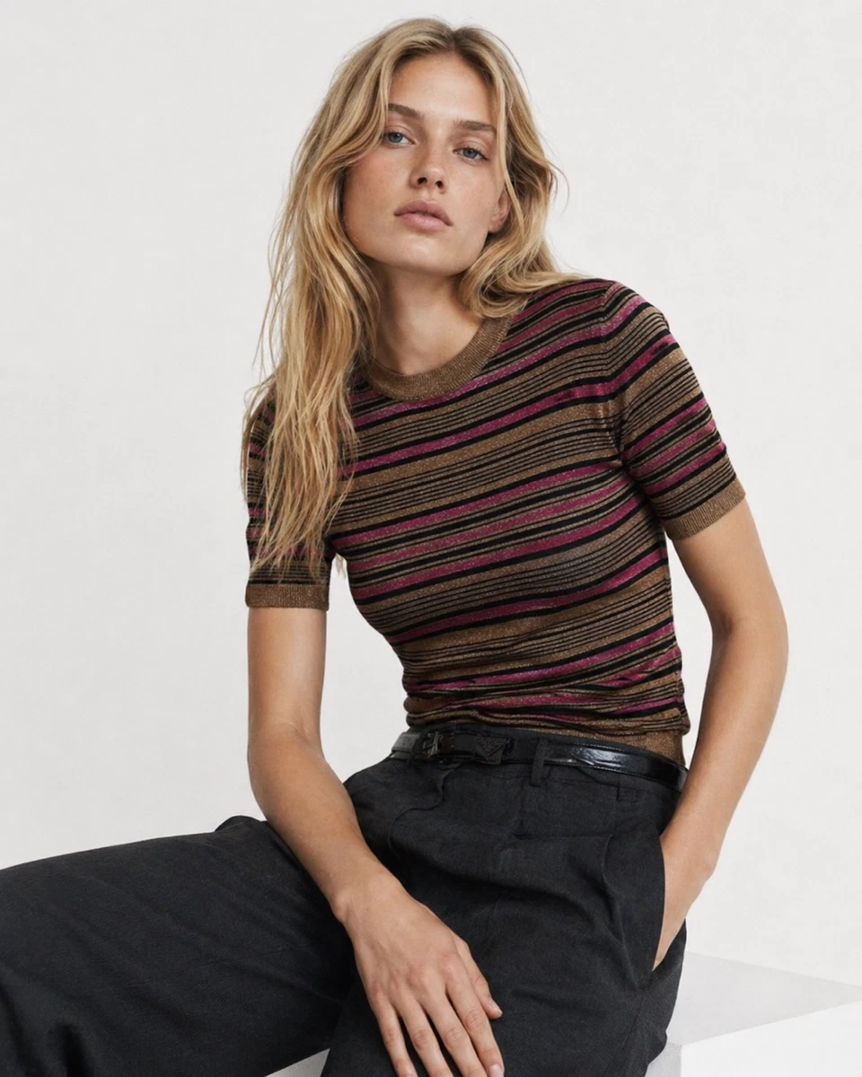 PRADA Casual Striped Tops for Women for sale | eBay