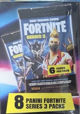 Panini 2021 Fortnite Series 3 Trading Card Hanger Box - 8 Packs Sealed