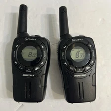 Cobra Two-Way Walkie Talkies SH360BK 25 Mile Range Built-in Weather Radio