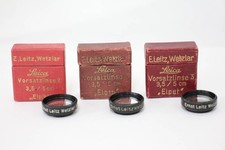 Vintage Leitz Leica Filter Set with Boxes - Rare Accessories from Japan