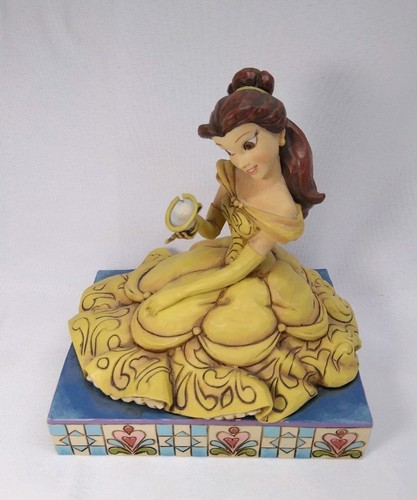 Jim Shore Disney Traditions Beauty & The Beast Belle Chip Curious And Kind VGC