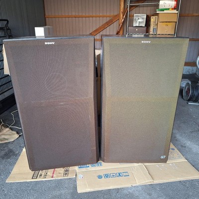 SONY SS-G7 ヴィンテージスピーカー　左のみ　動作品　レトロオーディオ SONY SS-G7 Vintage Speaker - Working Condition - Retro Audio | eBay