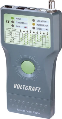 Voltcraft Kabeltester CT-5 Netzwerk Tester Identifikation RJ-11 - Wie Neu - Bild 1 von 4