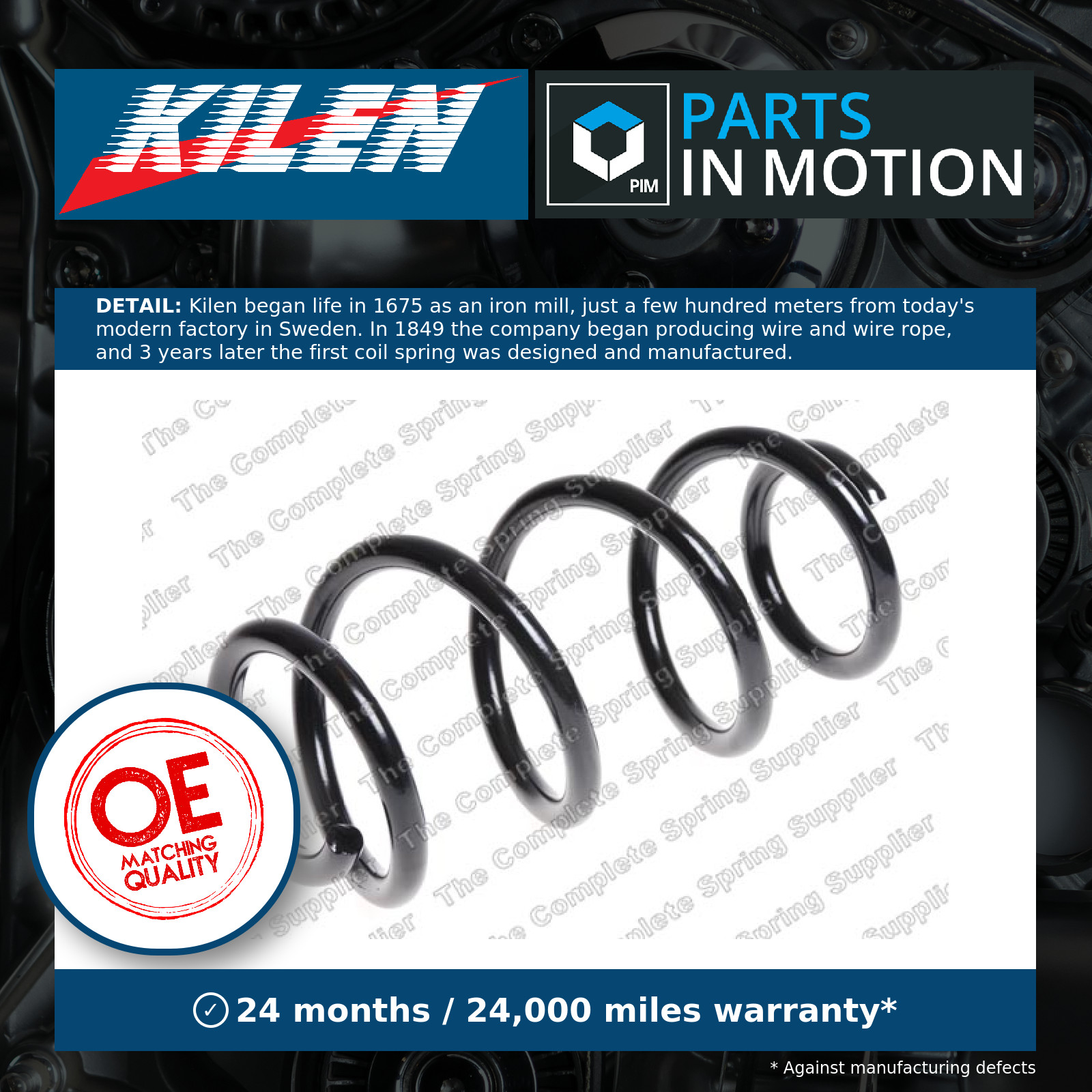 Coil Spring fits AUDI A6 C7 2.0 Front 11 to 18 Manual Transmission Suspension - Image 13
