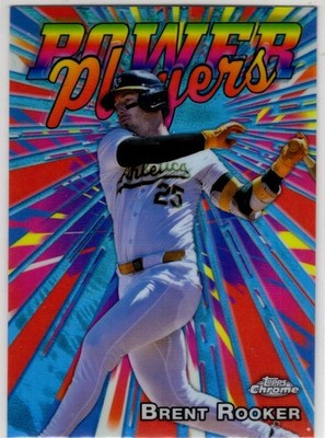 2025 Topps Chrome Baseball Brent Rooker No. PP-3 Oakland Athletics