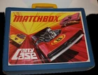 Vintage 1971 Matchbox Lesney 48 Car Carry Case with four trays.