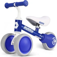 IN BOX AyeKu Baby Comfortable Seat 3 Wheels Mini Balance Bike Blue New