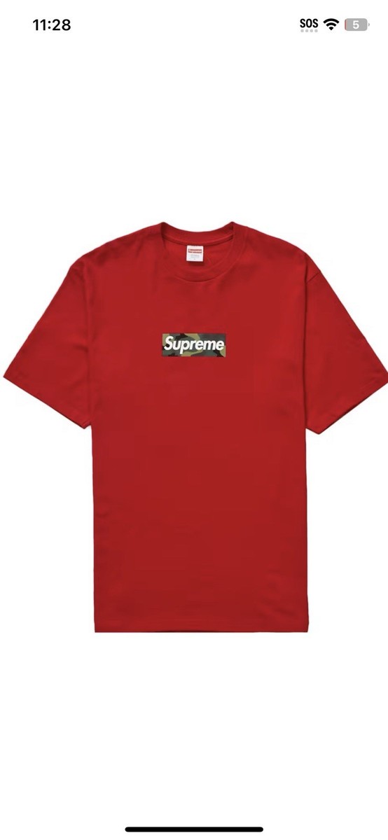 Supreme Box Logo Tee FW23 Red M | eBay