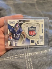 2009 Playoff National Treasures Rc Ramses Barden #27 NFL Shield 1/1 Game Worn