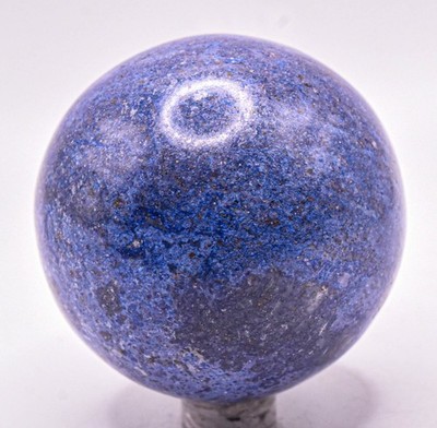 2.3'' Dumortierite w/ Inclusions Sphere Polished Gemstone Crystal Mineral - Peru