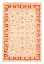 4'2" x 6'0" Vintage Hand Knotted Area Rug Traditional Oriental Wool Carpet