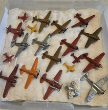 Lot of 19 Vintage Tootsietoy Barclay US Army Diecast Toy Airplanes Boeing 1930s
