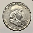 1949-P 50C 90% SILVER Franklin Half Dollar