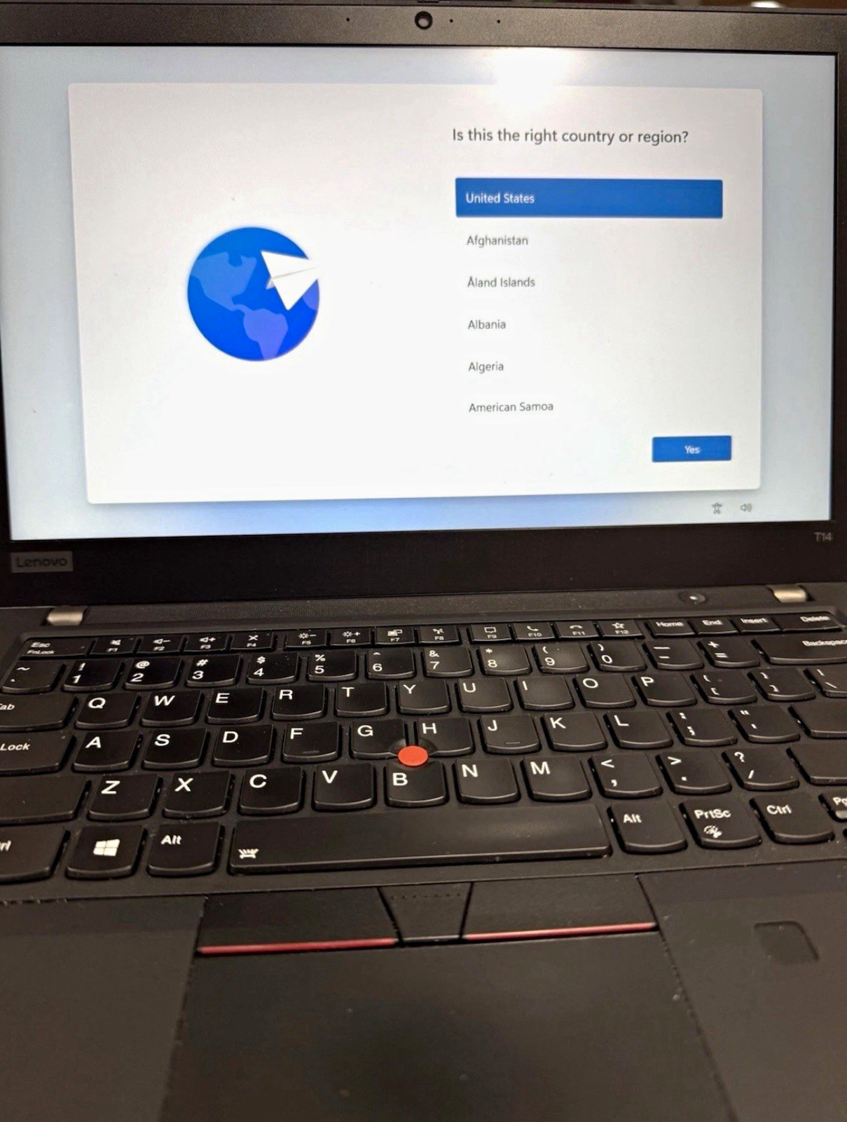 lenovo thinkpad t14 gen1, 14-Inch Laptop, with Intel Core i5 vPro, Windows 10 Pro