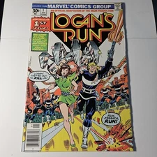 Logan's Run #1, FN Marvel Comics Group, 1977