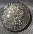 1886 S MORGAN SILVER DOLLAR - AU+ SEMI PL PROOFLIKE