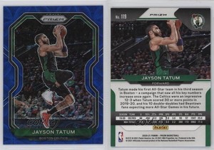 2020-21 Panini Prizm Choice Blue Prizm /49 Jayson Tatum #119
