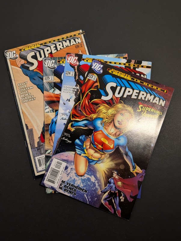 DC Comics - Superman - 223, 224, 225 & 226 - 4 Books Lot - Infinite Crisis - FN+