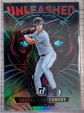 2025 PANINI DONRUSS BASEBALL BRADEN MONTGOMERY HOLO UNLEASHED SP #17 #058/199!