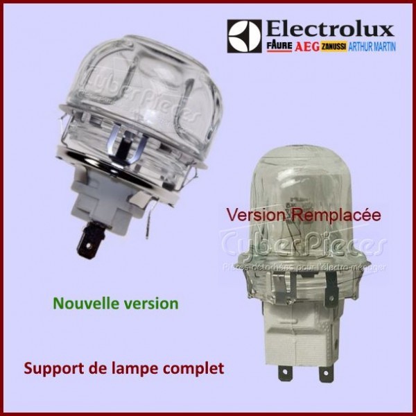 Support de lampe complet Electrolux 3879376436 en céramique E14