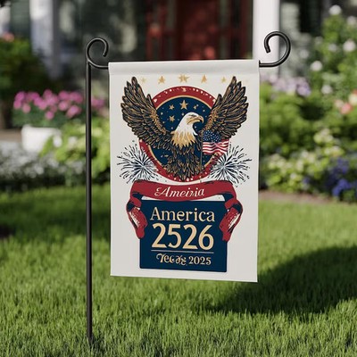 Patriotic American Eagle Garden Flag Outdoor Yard Decor Double S