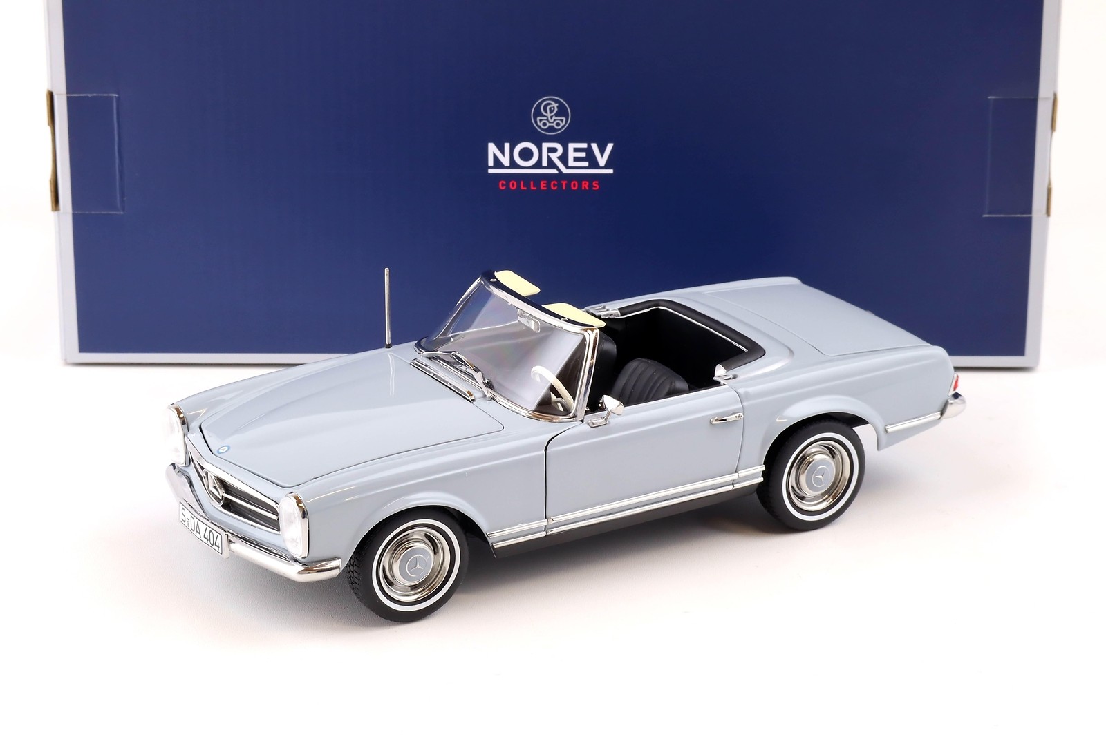 1:18 Norev Mercedes 230 SL Pagode W113 gray 1963 with Top 183990