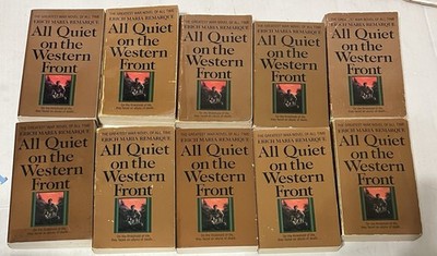 All Quiet on the Western Front Erich Remarque class set of 10 paperbacks Guided