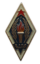 Soviet Union Badge Volunteer Fire Brigade WDPO 37.5mm x 20mm