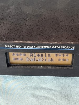 Alesis DataDisk MIDI File Player Recorder Sequencer Data Bank Works No PSU