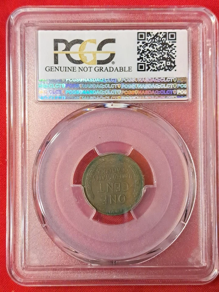 1911 Lincoln Wheat Cent – PCGS Genuine – AU Details (16.7) - Image 2 of 2