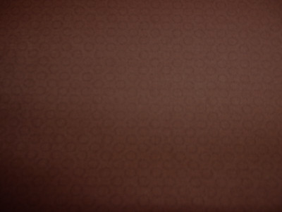 REMNANT OF DARK BROWN FABRIC WITH SMALL CIRCLE DESIGN, COTTON - 30'' X 44''