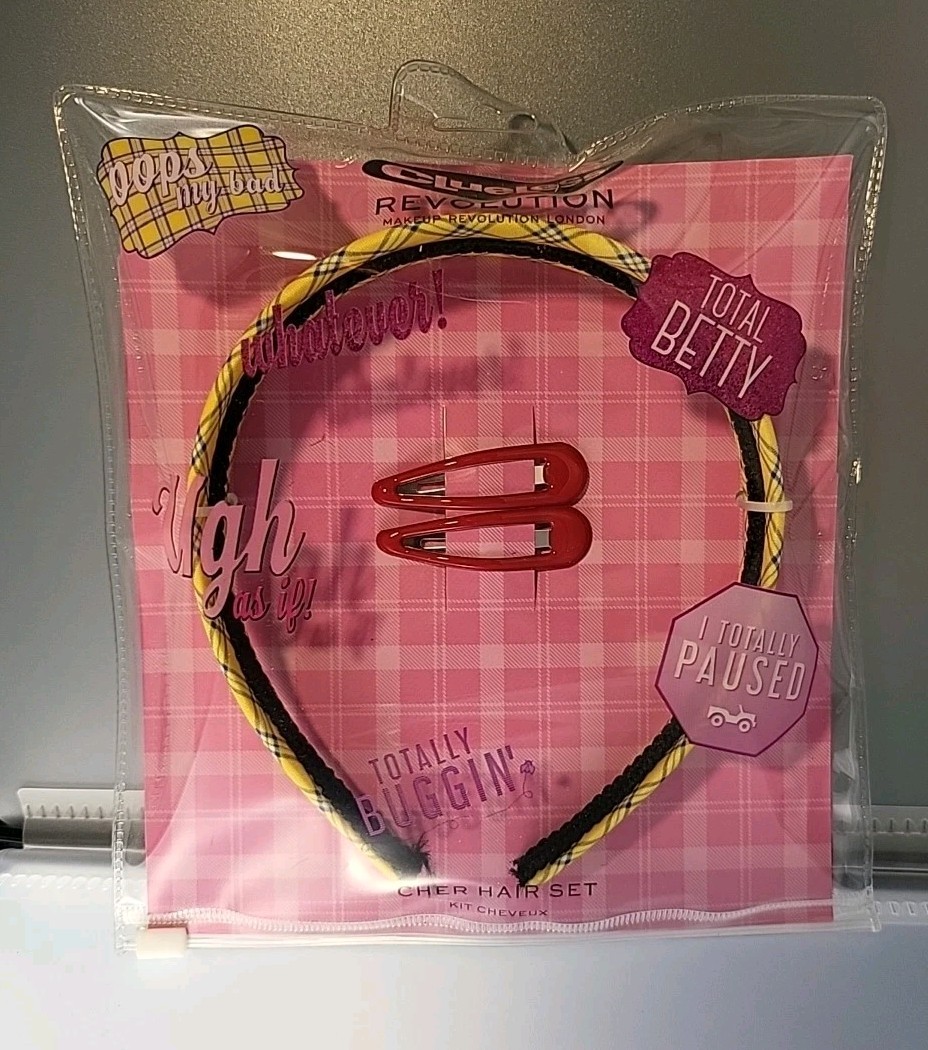 Clueless Revolution Cher Hair Set Headband & Clips for sale  display picture 3