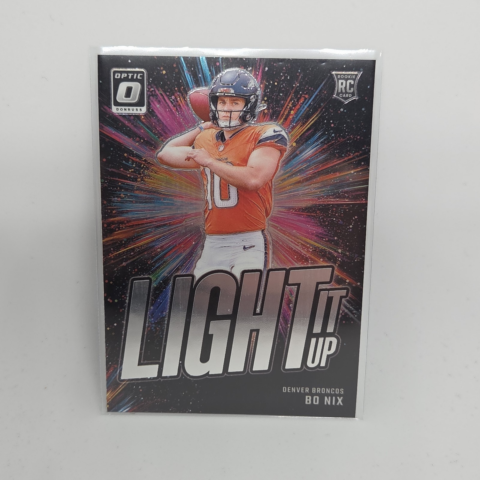 2024 Panini Donruss Optic - Light It Up Bo Nix #6 (RC)