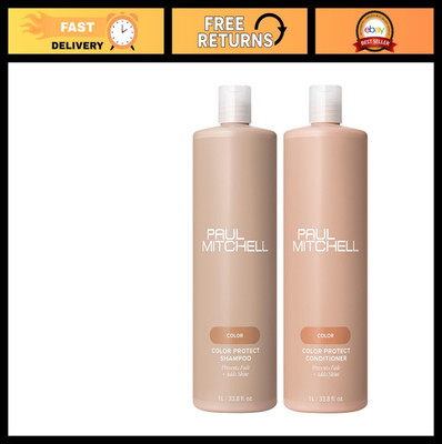 Color Protect Shampoo & Conditioner Set for Color-Treated Hair, 33.8 fl oz, Adds