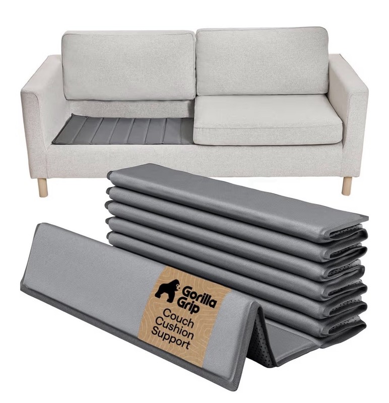 Gorilla Grip Couch Cushion Support Board Sagging Sofa Fix 21.5” x 70” Grey